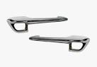 DOOR HANDLE OUTSIDE FORD 50-51, PAIR less buttons