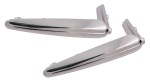 TRUNK HINGE FORD 50, PAIR, Pressure die-cast, triple chrome plated.