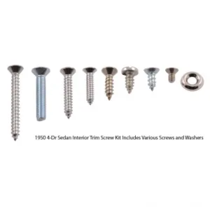 SCREW KIT INTERIOR FORD 50, 4 D00R SEDAN