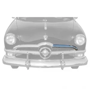 GRILL BAR CENTRE, RH, FORD 1950 CHROME