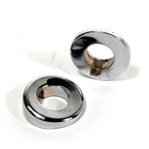 WIPER PIVOT BEZEL FORD 41-48, CHROME, SMALL TYPE (PAIR)