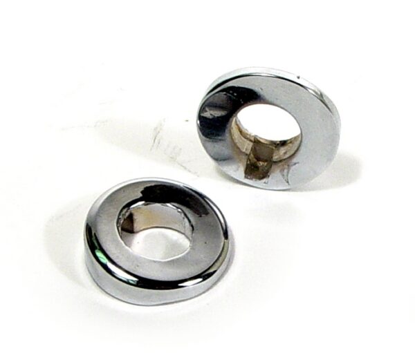 WIPER PIVOT BEZEL FORD 41-48, CHROME, SMALL TYPE (PAIR)