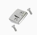 STRIKER PLATE FORD 41-48 CHROME