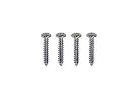 ARM REST SCREW SET,  FALCON 60-66, MUSTANG 64-66 CHROME (4)