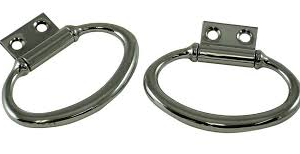 DOOR HANDLE INSIDE FORD 33, PULL RING, PAIR