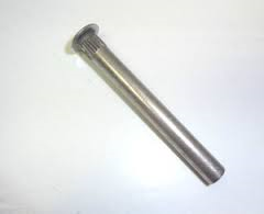 DOOR HINGE PIN FORD 32-48, POLISHED S/S, PICKUP 32-52, Length 2.5", Diam 0.275"