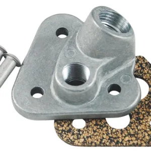 DIP STICK TUBE BOSS IN OIL PAN, FORD 35-48, PICKUP 35-48