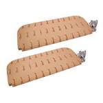 SUNVISOR FORD 35-48, PAIR, Chrome mounting inc' hardware