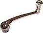 WINDOW CRANK HANDLE FORD 36 PICKUP 36-37, Chrome handle with chrome knob.