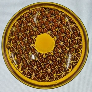 TAIL LIGHT LENS FORD 37 AMBER GLASS
