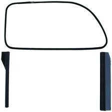 WINDOW CHANNEL KIT FORD 35-36 4DR FRONT & 5W COUPE, With felt strip