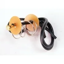 PARK LIGHT SOCKET & WIRE PICKUP 48-56, inc' wire (1) retainers (2) spring (1)