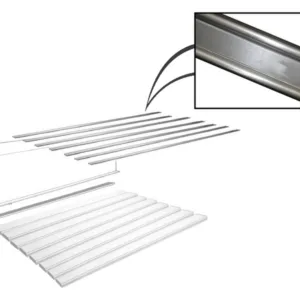 BED STRIPS PICKUP 48-72 COLD ROLLED (set of 7), 95" long with no holes punched.