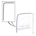 DOOR GLASS RUN PICKUP 48-52