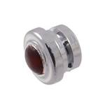 DASH JEWEL RED EYE IN CHROME, HIGH BEAM INDICATOR, FORD 38-40, PICKUP 38-39