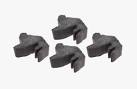 HOOD BUMPERS FORD 49, (4 piece kit)