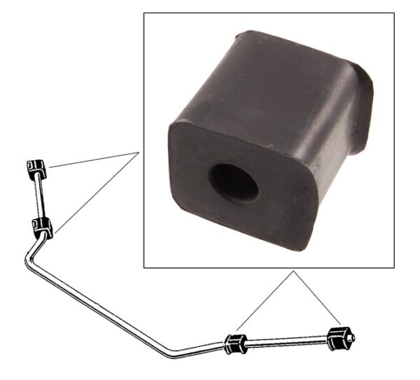 SWAY BAR BUSH FORD 49-51 SEDAN 51 UTILITY, ID 0.53" (need 4 per car)