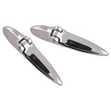 TRUNK HINGE FORD 49, PAIR, Pressure die-cast, triple chrome plated.