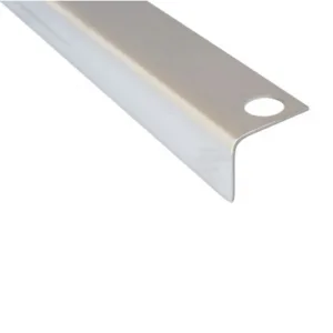 BED STRIPS END CAP PICKUP 48-72 STAINLESS STEEL
