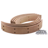 BRAKE LININGS FORD 39-48, PICKUP 39-47, rivets inc'  set for 4 wheels