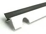 BELTLINE FORD 28-31 TUDOR,  QTR WINDOW RUBBER ON METAL STRIP