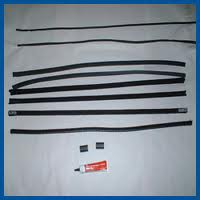 WINDOW CHANNEL KIT FORD 28-29, COUPE/ SPORTS COUPE/ TUDOR & PICKUP 30-31