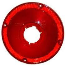 TAIL LIGHT LENS FAIRLANE 64, with hole for backup