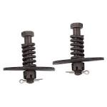 RADIATOR FRAME MOUNT FORD 32-48, PICKUP 32-47 KIT, Includes 2 Bolts, nuts, pads & springs.