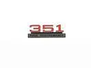 EMBLEM FENDER "351 HIGH PERFORMANCE", FALCON XW