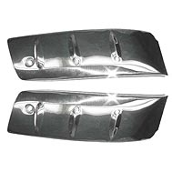 STONE GUARDS FORD 55-56 BODY SIDE S/S, 3 RIB STYLE