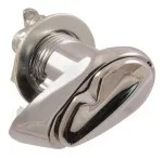 TRUNK LOCK SLEEVE FORD 55-57, T/BIRD 57, Chrome