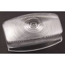 PARK LIGHT LENS PICKUP 55-56 - CLEAR