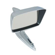 MIRROR OUTSIDE, HOODED, FORD 56 UP