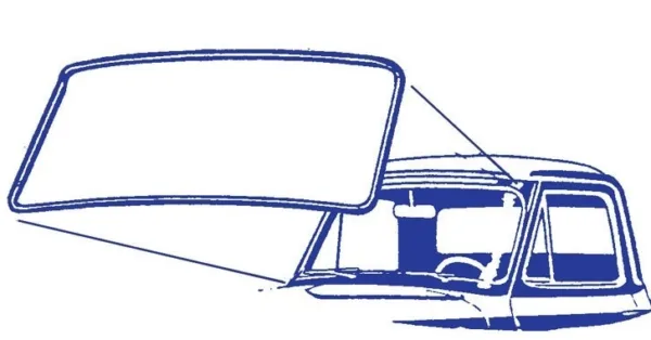 WINDSHIELD SEAL PICKUP 56, F100-F500-F600