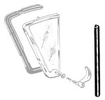 VENT BACK EDGE FORD 57-58, RANCHERO, SEDAN & WAGON (US)