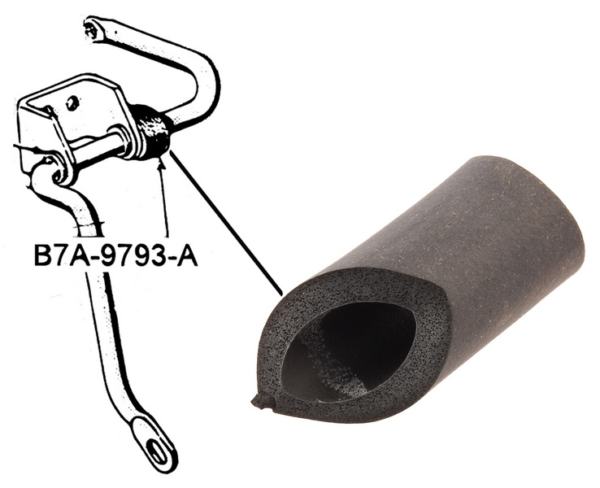ACCELERATOR ROD SEAL FORD 57-60 US. FALCON XR-XY, FAIRLANE ZA-ZD