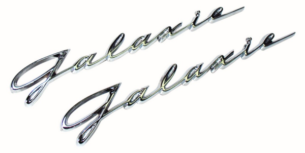 EMBLEM QUARTER PANEL GALAXIE 59, "Galaxie" PAIR