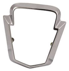 EMBLEM BEZEL HOOD, FORD 52-56, HORIZONTAL FIXINGS
