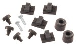 HOOD BUMPERS FORD 52-54, (10 piece kit)