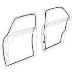 DOOR SEALS FORD 52-54, 4DR SEDAN SET