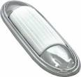 DOME LIGHT ASSY PICKUP 53-56, Inc chrome body ivory lens wire socket with bulb