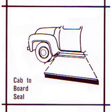 RUNNING BOARD TO CAB SEAL PICKUP 53-55