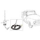 ANTENNA MERCURY 49-51, PICKUP 53-55 COWL MOUNT, factory original type