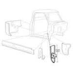 RUST REPAIR P/UP 53-56 HINGE BUCKET LH