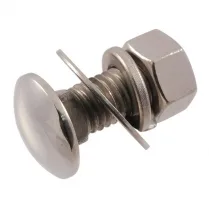 BUMPER BOLT PICKUP 48-79, S/S inc' nut & washer