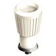 KNOB CIGAR LIGHTER, Ivory with ivory insert.