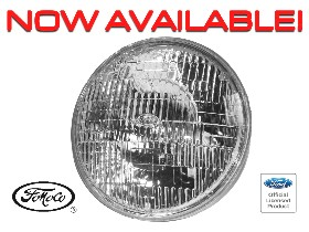 HEADLAMP BULB, HALOGEN WITH FORD SCRIPT LHD  NLA