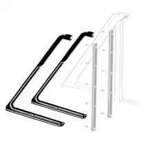 VENT WINDOW SEAL FAIRLANE 62-64 SEDAN