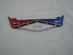 EMBLEM GAS DOOR FAIRLANE 62-63 "Ford crest" INSERT. Official Licensed Product