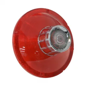 TAIL LIGHT LENS GALAXIE 63, with backup, with chrome bezel